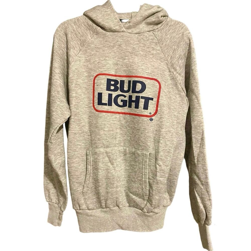 Vintage 90s Bud Light El Barrio Budweiser 1990 Softball Hoodie Adult Large